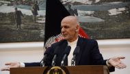 Afghan president Ashraf Ghani speaks during a press conference at the Presidential Palace in Kabul on June 30, 2018. AFP / NOORULLAH SHIRZADA