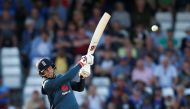 England's Joe Root hits a four for his century and to win the match (Reuters/Ed Sykes)