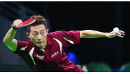 Qatar’s Li Ping in action in this file picture.