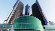 General Motors World Headquarters in Detroit, Michigan in this file photo taken on June 12, 2018. AFP / Getty Images North America / Bill Pugliano