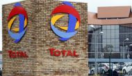 The logo of French oil giant Total is pictured at the entrance of the CSTJF Total Research Center in Pau, Soutwestern France, April 5, 2016 Reuters/Regis Duvignau