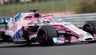  Force India's Sergio Perez during practice. Reuters/Bernadett Szabo