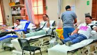 The participants at the Iglesia Ni Cristo Qatar blood donation event.