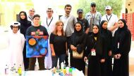 The enthusiastic participants at the summer camp of Bedaya Center.