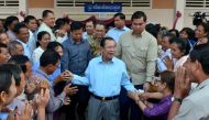 File photo of HunSen. AFP
