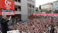  Turkish President Recep Tayyip Erdogan addresses people in Rize, Turkey on August 11, 2018. (Cem Öksüz/Anadolu Agency)