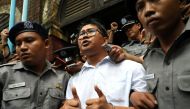 Reuters journalist Wa Lone departs Insein court after his verdict announcement in Yangon, Myanmar, September 3, 2018. REUTERS/Ann Wang