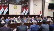 Iraqi Prime Minister Haider al-Abadi attends a session at the parliament headquarters, in Baghdad, September 8, 2018. Iraqi Prime Minister Office 
