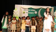 Children performing at the event. 