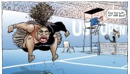 The cartoon shared by Mark Knight on his twitter account. 