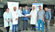 AAB management team with the representatives and medical team from HMC.