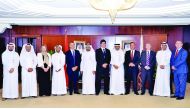 The delegation from Cardiff Council with the CEO of QIIB, Dr Abdulbasit Ahmad Al Shaibei, and other senior management executives.
