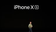 hilip W. Schiller, Senior Vice President, Worldwide Marketing of Apple, speaks about the the new Apple iPhone XS at an Apple Inc product launch event at the Steve Jobs Theater in Cupertino, California, U.S., September 12, 2018. Reuters/Stephen Lam 
