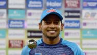 Player Of The Match Bangladeshi batsman Mushfiqur Rahim poses with the Cup during the one day international (ODI) Asia Cup cricket match between Bangladesh and Sri Lanka at The Dubai International Cricket Stadium in Dubai on September 15, 2018. / AFP / IS