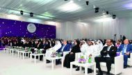 Officials, guests and students during the graduation ceremony at Shafallah Center yesterday.
