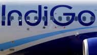 The logo of IndiGo Airlines is pictured on passenger aircraft on the tarmac in Colomiers near Toulouse, France, July 10, 2018. REUTERS/Regis Duvignau/Files