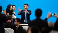 Jack Ma, CEO of Alibaba, arrives for a forum of the first China International Import Expo (CIIE) in Shanghai on November 5, 2018. Matthew Knight/Pool via REUTERS