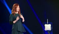 Sylia Khecheni pitches her innovation, ‘Home Privacy Drone Blocker’, on Stars of Science.