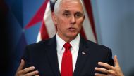 US Vice President Mike Pence speaks during a news conference in Singapore, November 15, 2018. REUTERS/Athit Perawongmetha