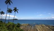In this file photo taken on September 8, 2007 shows the coast line of South Andaman Island near Port Blair, capital of the Andaman and Nicobar Islands.  / AFP / Desha-Kalyan CHOWDHURY
 