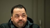 Former nurse Niels Hoegel, accused of killing more than 100 patients in his care, sits in the courtroom during a hearing in his trial, on November 22, 2018 in Oldenburg, northern Germany.   AFP / POOL / Mohssen Assanimoghaddam