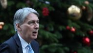 Britain's Chancellor of the Exchequer Philip Hammond attends the weekly meeting of the cabinet at 10 Downing Street in London on December 4, 2018. / AFP / Daniel LEAL-OLIVAS