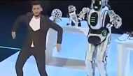 The Rossiya 24 rolling news channel on Tuesday broadcast footage of what it presented as a dancing, singing robot at a technology forum for school pupils.