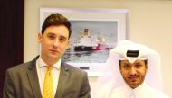 Nakilat Chief Executive Officer Abdullah Al Sulaiti (right) and TO&GY Qatar Country Director Jurian Steeghs. 