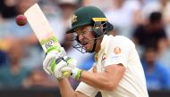 Australia's batsman Tim Paine tries to avoid a bouncer during day four of the third cricket Test match between Australia and India in Melbourne on December 29, 2018.AFP / WILLIAM WEST 