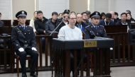 Canadian Robert Lloyd Schellenberg appears in court for a retrial of his drug smuggling case in Dalian, Liaoning province, China, January 14, 2019, in this handout picture received by Reuters January 15, 2019. Intermediate People's Court of Dalian/Handout