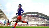 Manchester City's Leroy Sane celebrates scoring their third goal. Premier League, Huddersfield Town v Manchester City,  John Smith's Stadium, Huddersfield, Britain,  January 20, 2019. Action Images via Reuters/Carl Recine 