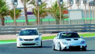 Action from the previous round of Qatar Touring Car Championship (QTCC) at Losail International Circuit. 