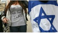FILE PHOTO: The slogan on the woman's T-shirt reads 