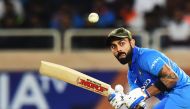 File photo of Indian cricketer captain Virat Kohli plays a shot during the third one-day international (ODI) cricket match between India and Australia at the Jharkhand State Cricket Association International Cricket Stadium, in Ranchi on March 8, 2019. AF