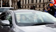 Britain's Prime Minister Theresa May is seen outside the Houses of Parliament in London, Britain March 19, 2019. REUTERS/Henry Nicholls