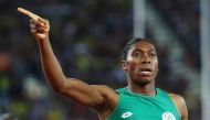 Caster Semenya of South Africa, Women's 800m 2018 Commonwealth Games Final Carrara Stadium - Gold Coast, Australia - April 13, 2018. Reuters/Athit Perawongmetha