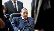In this file photo taken on November 23, 2017 Algerian President Abdelaziz Bouteflika is seen while voting at a polling station in the capital Algiers during polls for local elections. AFP/Ryad Kramdi