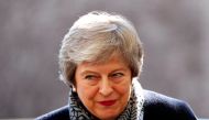 British Prime Minister Theresa May arrives for a meeting with German Chancellor Angela Merkel, at the chancellery in Berlin, Germany, April 9, 2019. REUTERS/Hannibal Hanschke