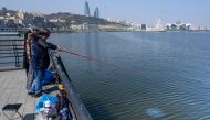 Men fishing in Baku, the capital of Azerbaijan. File photo for representational purposes only.