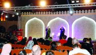 A performance at the Palestine Cultural Festival at Katara.