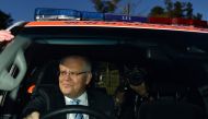Prime Minister Scott Morrison at a driver reviver announcement, 20 km (12 miles) south of Devonport in Tasmania, Australia, April 18, 2019. Picture taken April 18. 2019. AAP Image/Mick Tsikas/via REUTERS