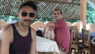 This undated photograph obtained on May 10, 2019, shows Laurent Lassimouillas (L) and Patrick Picque posing at an undisclosed location. AFP