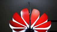 A Huawei logo is seen at an exhibition during the World Intelligence Congress in Tianjin, China May 16, 2019. REUTERS/Jason Lee