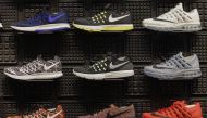 Nike shoes are seen in a shop in Rome, Italy, March 30, 2016. Reuters/Max Rossi