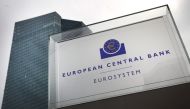 This file photo taken on September 13, 2018 shows the headquarters of the European Central Bank (ECB) in Frankfurt am Main, western Germany.  / AFP / Daniel ROLAND
