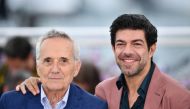 Italian director Marco Bellocchio (L) and Italian actor Pierfrancesco Favino (R) pose during the photocall for the film 'Il traditore' (The Traitor) at the 72nd annual Cannes Film Festival in Cannes, France on May 24, 2019. (Mustafa Yalç?n/Anadolu Agency)