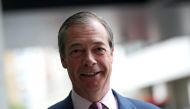 Leader of the Brexit Party Nigel Farage is pictured outside the BBC building, following the results of the European Parliament elections, in London, Britain May 27, 2019. REUTERS/Hannah Mckay