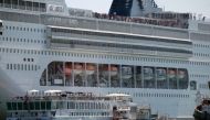 MSC cruise ship loses control and crashes against a smaller tourist boat at the San Basilio dock in Venice, Italy June 2, 2019. REUTERS/Manuel Silvestri