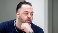 Niels Hoegel, accused of murdering 100 patients at the clinics in Delmenhorst and Oldenburg, attends his trial in Oldenburg, Germany June 6, 2019. Reuters/Hauke-Christian Dittrich