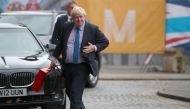 British Foreign Secretary Boris Johnson arrives at the conference centre for the Conservative Party Conference in Manchester, October 1, 2017. Reuters/Hannah McKay